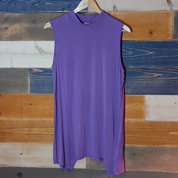LOGO Layers Tunic L top purple - Picture 1 of 6